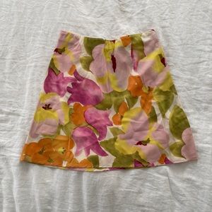With Jéan Floral Mini Skirt